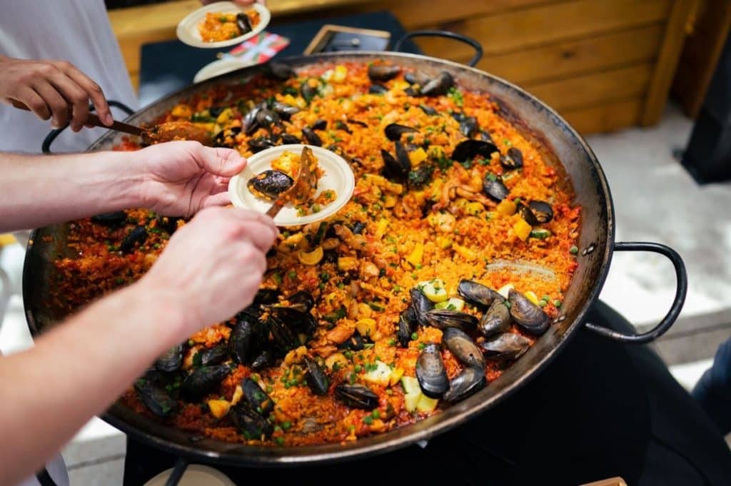 Paella from Cooks & Soldiers in Atlanta